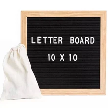 1PCS wooden felt letter wood blackboard toys 10*10 inch felt cloth blackboard wooden message board wooden children's toys 1PCS wooden felt letter wood blackboard toys 10*10 inch felt cloth blackboard wooden message board wooden children's toys