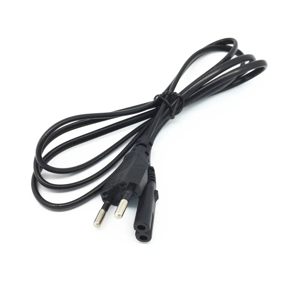 US /EU Plug 2 зубец Мощность шнур питания кабель для Sony Батарея Зарядное устройство AC