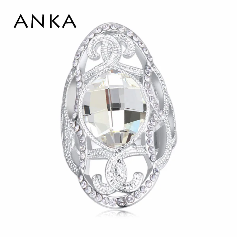 

ANKA Fashion Spiral Rings Crystals from Austrian Colorful Bague Femme Party Accessories #118346