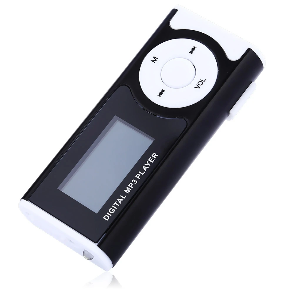Mini Portable 1.1 Inch LCD Screen MP3 Player With LCD Screen Support