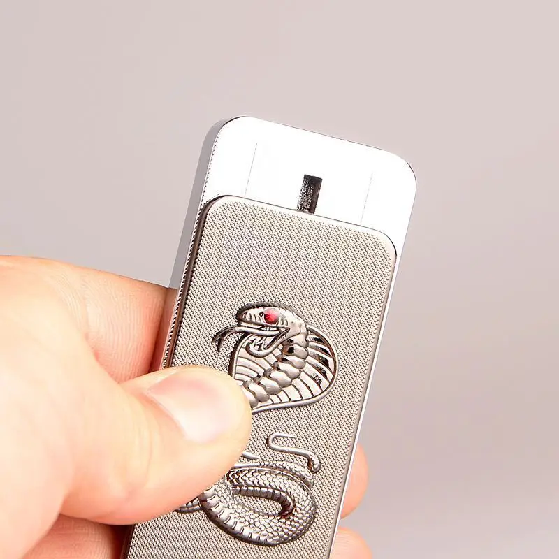 Металлическая ветрозащитная Зажигалка Cobra Slide|Аксессуары для сигарет| |