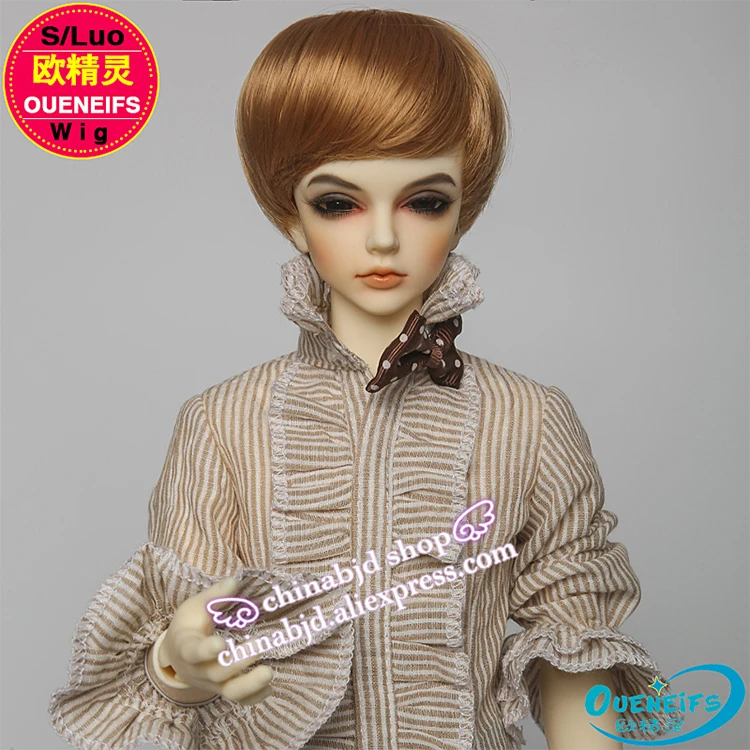 Парик для BJD куклы bjd парик 7-8 дюймов 1/4 высокотемпературный парик для мальчика короткие волосы кукольные парики с челкой модный тип стильные волосы