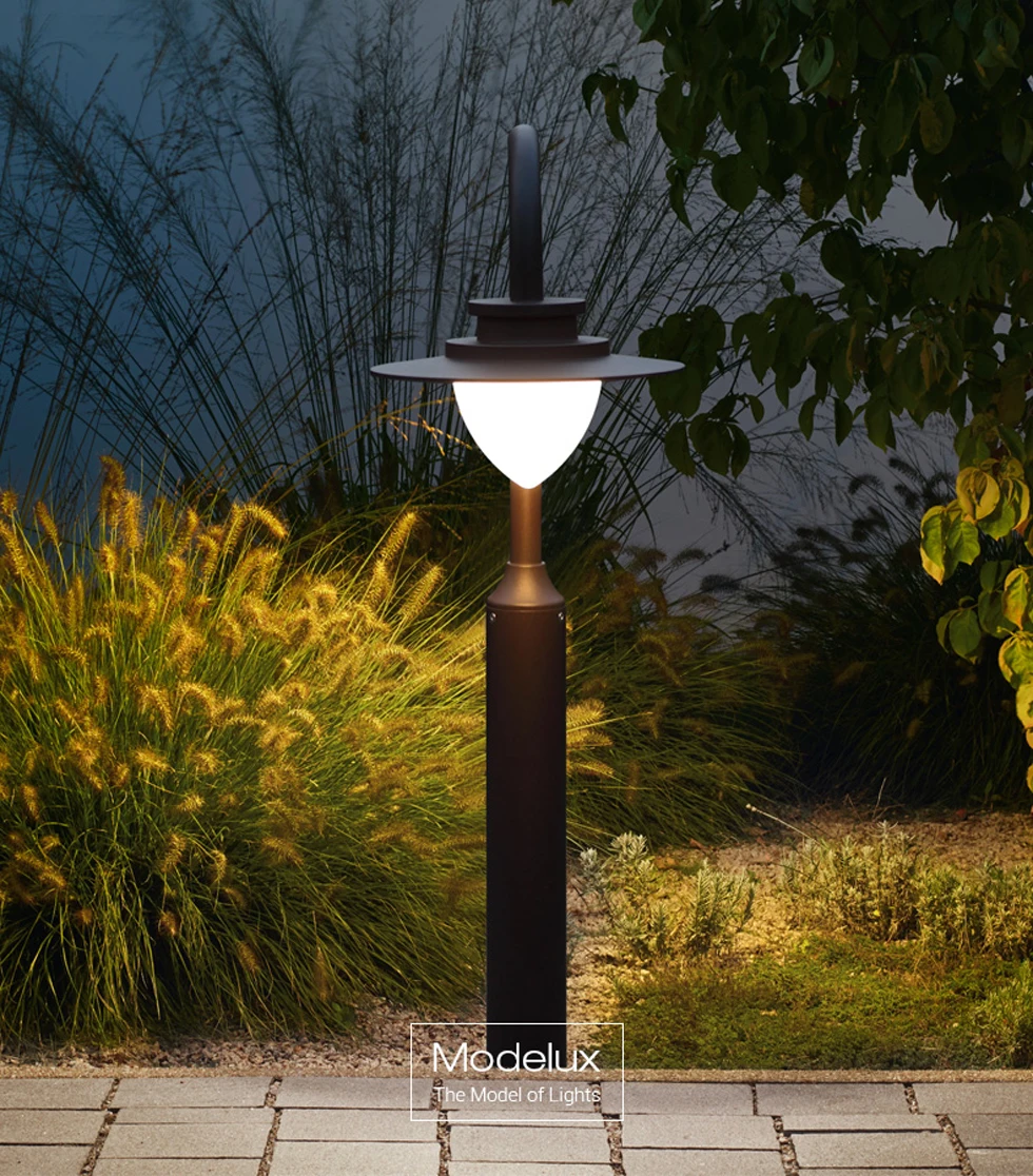 Наружное садовое освещение Светодиодный светильник для газона современный ландшафтный свет алюминиевый свет корпус водонепроницаемый Ландшафтные лампы Арт Деко освещение