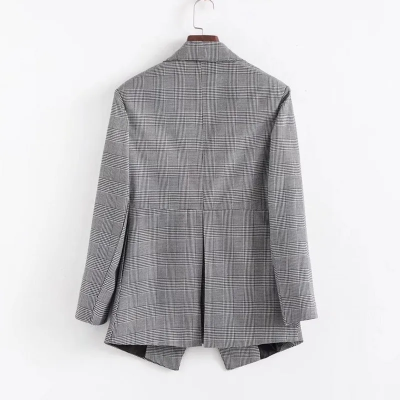 A Small Suit Jacket Women 2019 A New Style of Training Long Coat Women Clothing Blazers Jackets Plaid Suit Coat Fashion Suit A Small Suit Jacket Women 2019 A New Style of Training Long Coat Women Clothing Blazers Jackets Plaid Suit Coat Fashion Suit