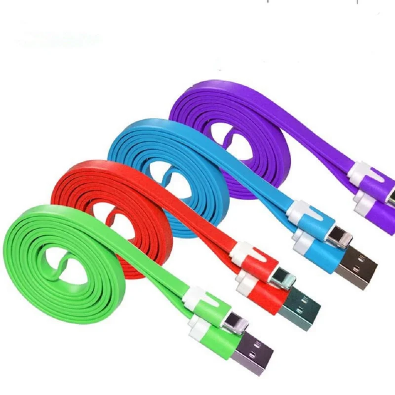 Клиренс Бесплатная Доставка 1 М USB Плоским Лапша Синхронизации Данных Зарядное