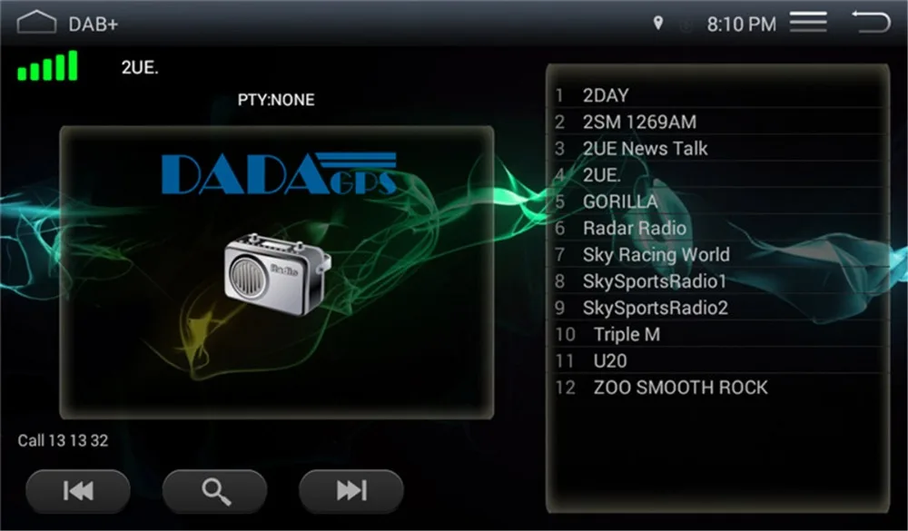  DVD del coche de Android USB DAB + sintonizador de radio Digital Audio Broadcasting receptor de Rad