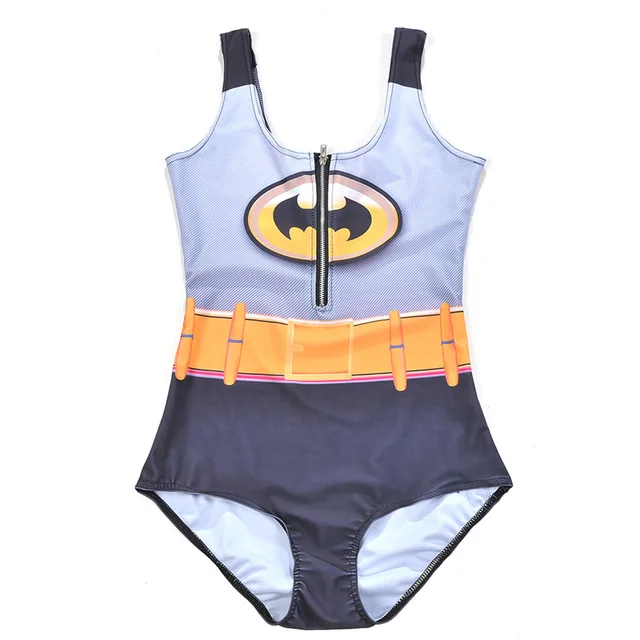 NEW Sexy Girl Summer Superhero Batman Joker Evil 3D Prints One piece