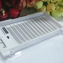 Высокое качество C D Curl 3D фен для придания объема стиль ресницы вентиляторы Кластерные накладные ресницы Южнокорейский Шелк Индивидуальные ресницы