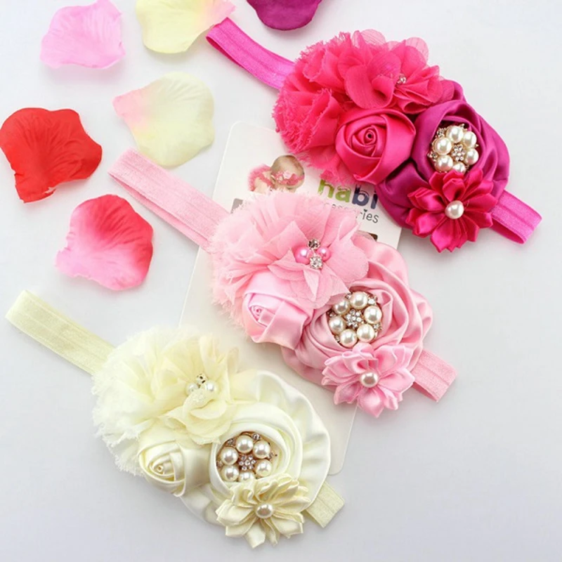 new style beautiful chiffon big flower headband baby infant baby big flower headband baby rhinestone new style beautiful chiffon big flower headband baby infant baby big flower headband baby rhinestone