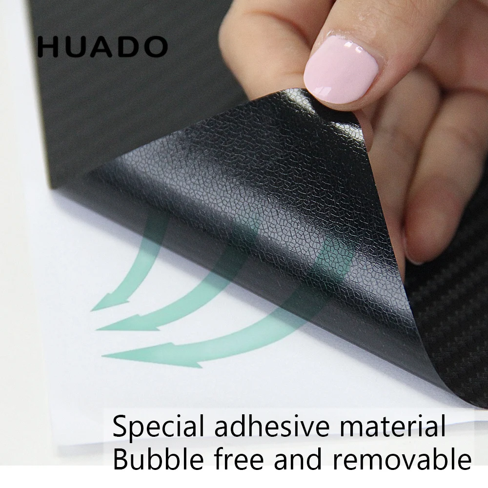 Black 3D carbon fibre laptop skin sticker 15.6 vinyl stickers for notebook 17\