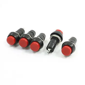 

SPST Latching Self Locking Red Push Button Switch 2 Pin 3A 250V AC
