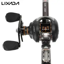 Lixada карповая Рыболовная катушка Baitcasting Reel 6,3: 1 Передаточное число правая/Левая рука Приманка 10+ 1 Шариковые подшипники литья Катушка Pesca Приманка