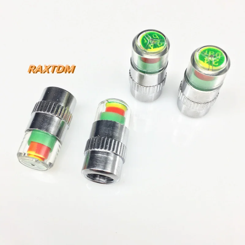 Car Auto Tire Air Pressure Valve Stem Caps Sensor Indicator Alert For
