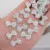 BOLIAO Hot 20Pcs 14*23 мм ( 0.55*0.91 дюйма ) Серебряный Лук Форма Смолы Записки Блестящая Нежная Одежда/Сумки Украшения Ремесло DIY