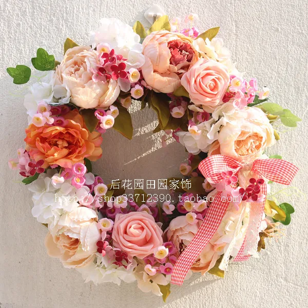 High-end Europeu-estilo flor simulação decoração do casamento grinalda villa decoração enfeites de decoração da porta decoração do casamento