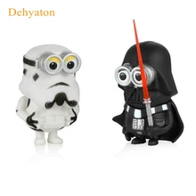 Звездные войны фигурка Дарт Вейдер Штурмовик модель игрушки Wacky Wobbler Bobble Head может быть качан Автомобиль Стайлинг