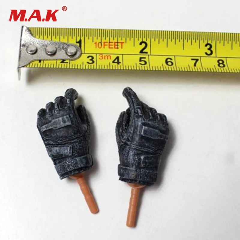 

1:6 Action figure Accessories 1/6 Scale Black Gloves Hands Type Model Fit for PH /TBleague Body