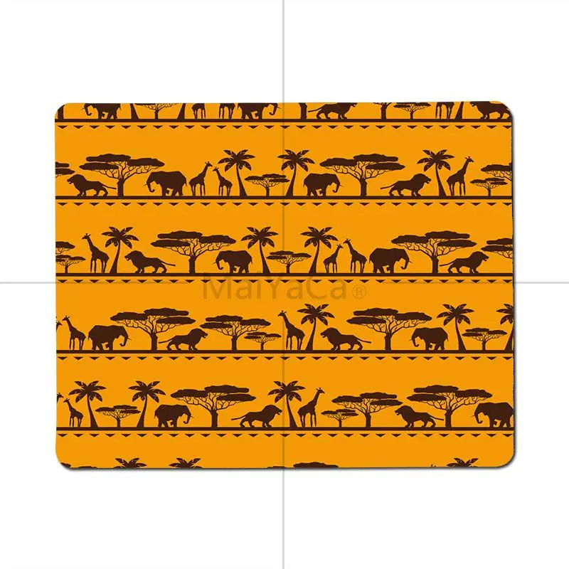 MaiYaCa My Favorite Africa Icons Tribe Gamer Speed Mice Retail Small Rubber Mousepad DIY pictures PC computer gaming mouse pad
