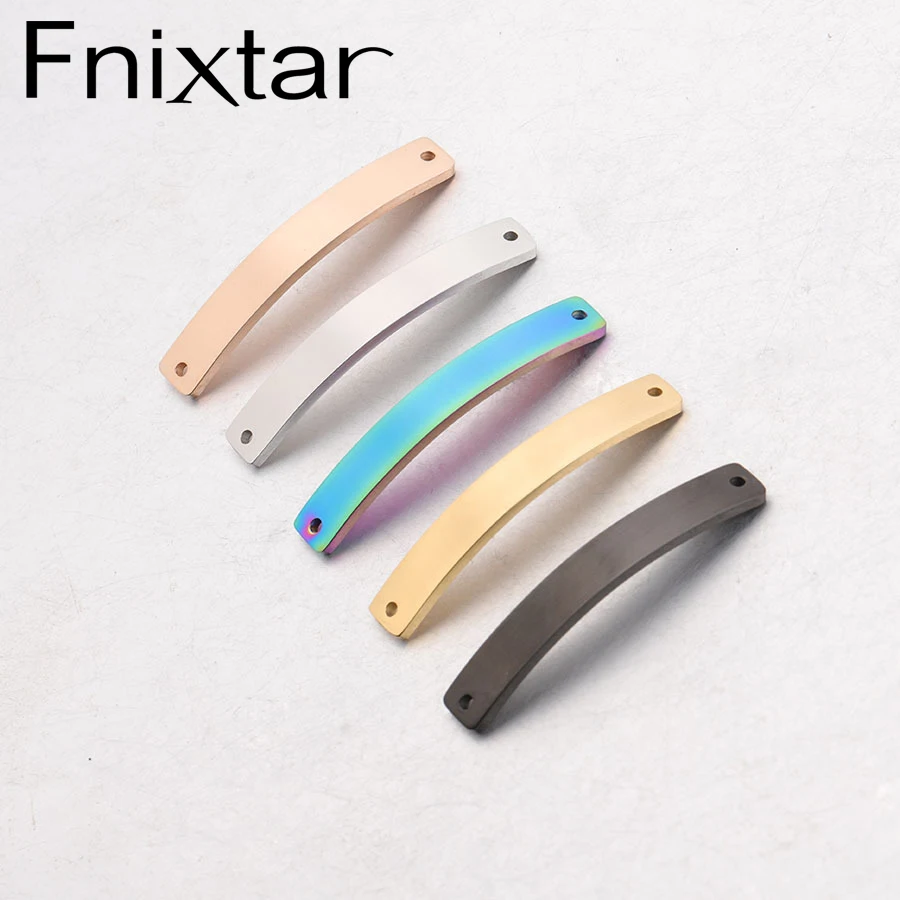 Fnixtar Нержавеющая сталь изгиб длинная полоса дугообразные разъем заготовки