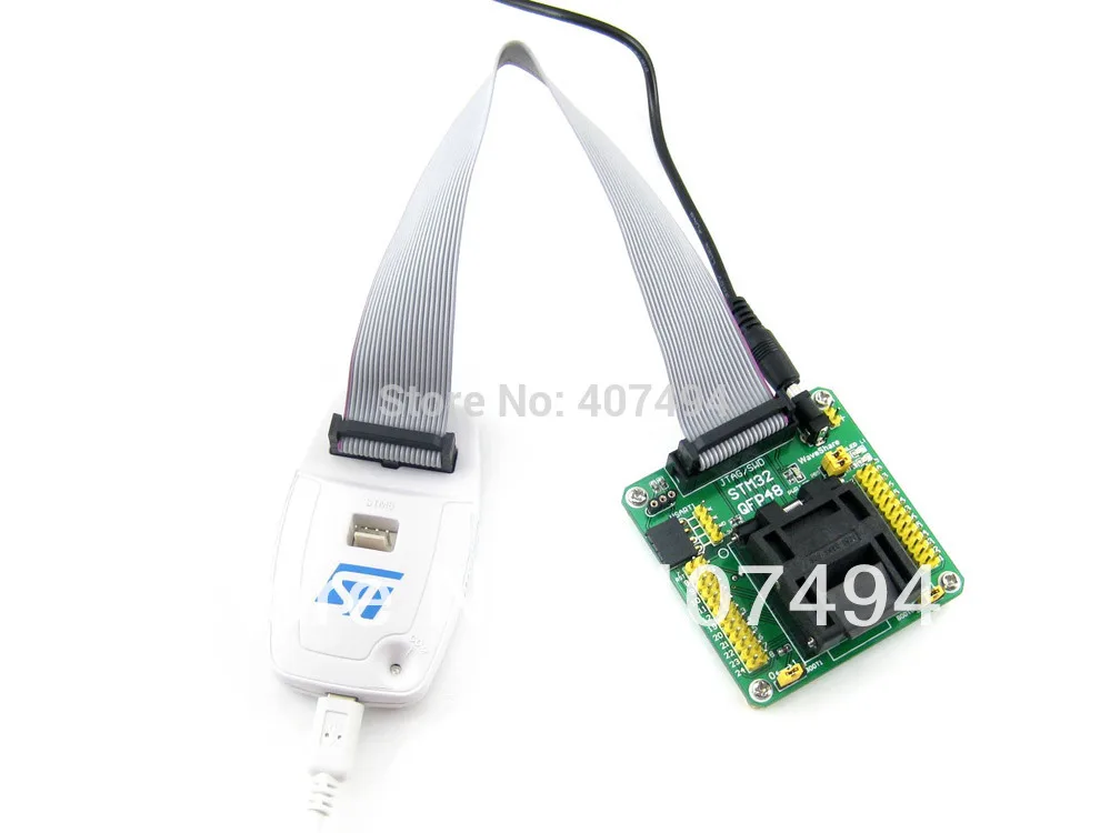 Программатор розетка STM32F10xC STM32L15xC Yamaichi STM32 шаг 0 5 мм QFP48 LQFP48 STM32F10xC|Демонстрационные
