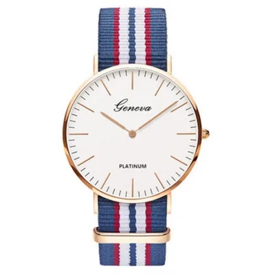 Топ люксовый бренд полоса нейлоновый ремешок для часов Мужские кварцевые Наручные повседневные часы женские часы Montre Femme Reloj Mujer Horloges - Цвет: 4G