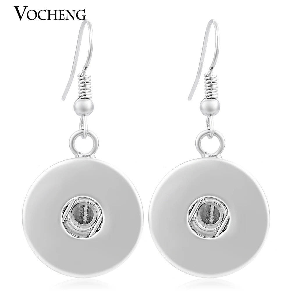 

Wholesale 10pcs/lot 18mm Vocheng Ginger Snap Button Jewelry Interchangeable Earring VK-003*10