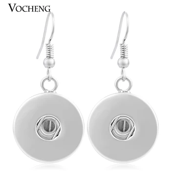 

Wholesale 10pcs/lot 18mm Vocheng Ginger Snap Button Jewelry Interchangeable Earring VK-003*10