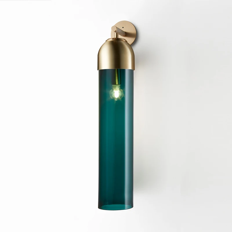 

art light luxury sitting room wall lamp designers of the head of a bed bedroom blue Nordic example room wall lamp