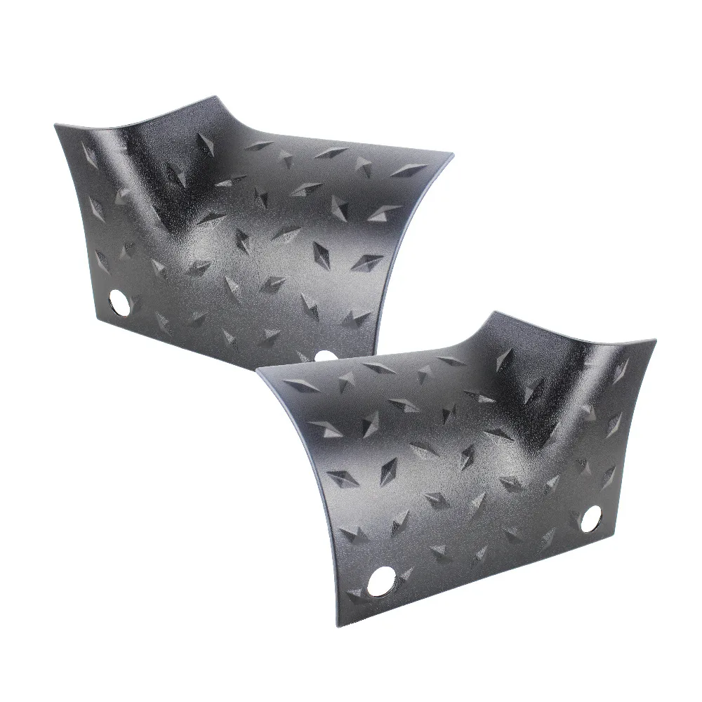 

1 pair Left and Right Side Cowl For 18-19 Jeep Wrangler JL Black Cowl Body Armor Cover Diamond Plate Trim