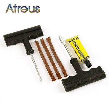 

Car Styling 1Set Professional Auto Car Tire Repair Tool Kit For Ford Focus 2 3 VW Passat B7 B8 Toyota Avensis Skoda Rapid Fabia