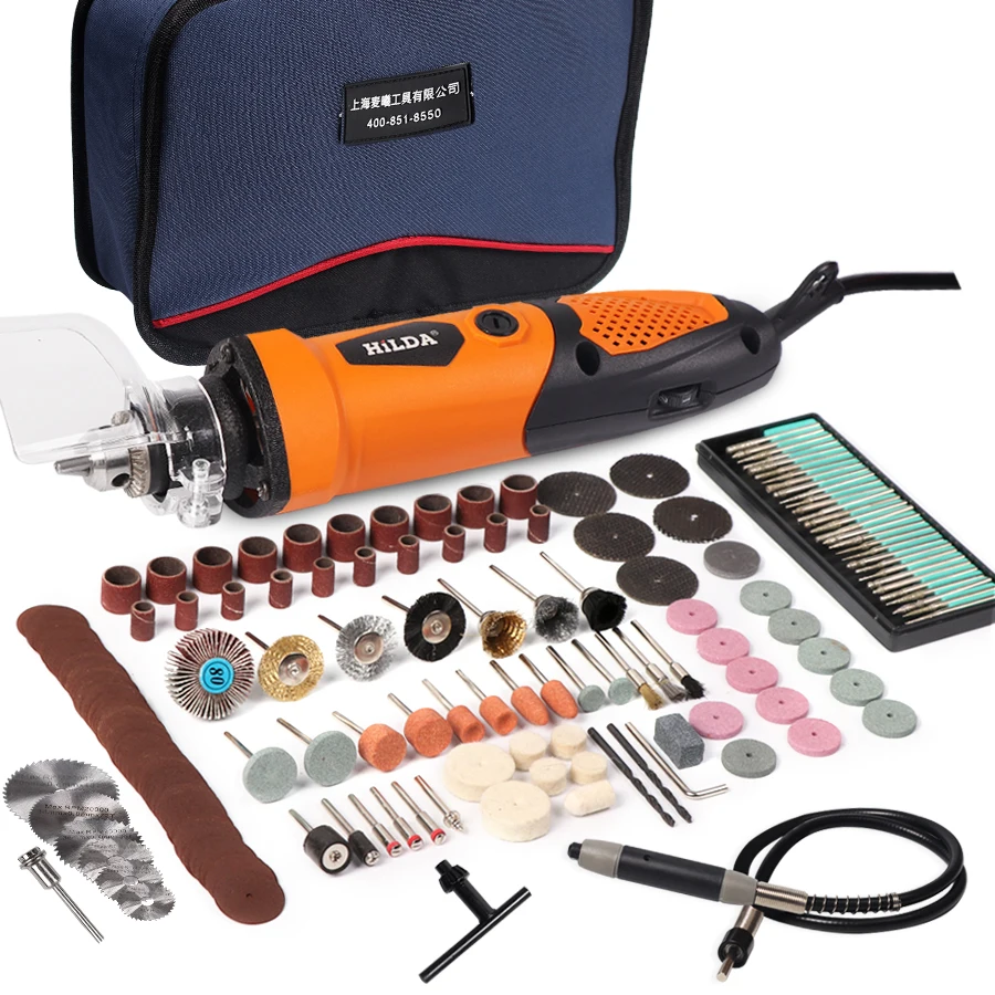Goedkoop 450 w Mini Elektrische Boor met 6 Positie Variabele Snelheid Dremel stijl Rotary Gereedschap Mini Grinder Slijpen