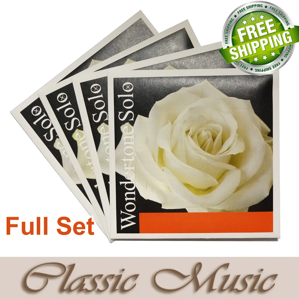 Pirastro wondertone solo violin strings(410521) ,Full set(G,D,A,E) ,Ball end, Free shipping ,made in Germany