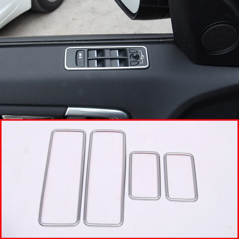 

Для Land Rover Discovery Sport автостайлинг ABS хромированный стеклоподъемник рамка отделка наклейки 2015-2018