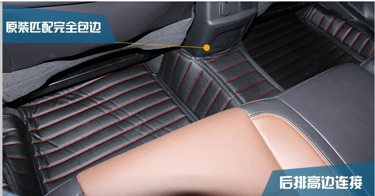 Хорошее качество! Специальные коврики для Ford Explorer 7 мест-2011 Водонепроницаемый dueable ковры для Explorer