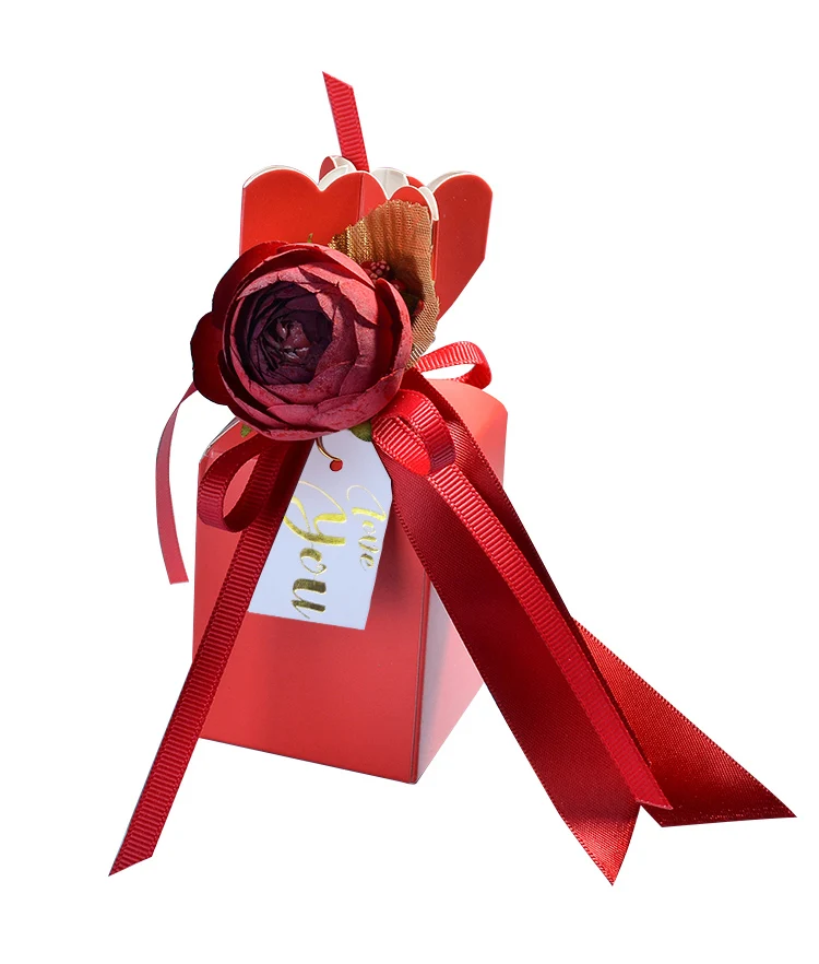 30 шт./лот, коробка для конфет в форме вазы, индивидуальная Свадебная коробка для цветов, подарочные коробки для детей, Подарочная коробка на день рождения, упаковка - Цвет: A21  30pcs
