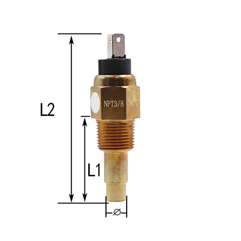 Автомобильный датчик температуры воды резьба 3/8 дюйма 18NPT для лодки морской с