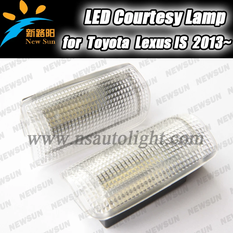 

No Error Free LED Courtesy side Door Light for Toyota FT86 Crown (05-08) Lexus is 2013~, Xenon White car Door Courtesy LED Lamp