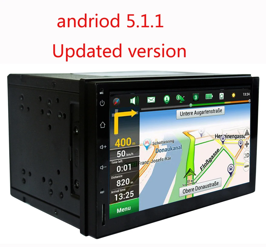 7" 2Din 1024*600 Android 5.1.1 Car Tap PC Tablet 2 din Universal For