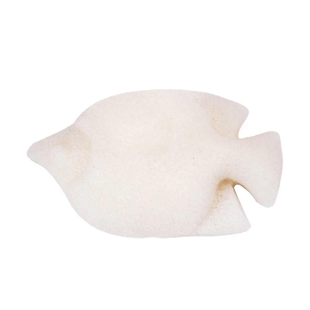 

Portable Washing Sponge Tropical Fish No Irritating Exfoliator Deep Clean Soft Konjac Facial Puff Cute Tools Lightweight