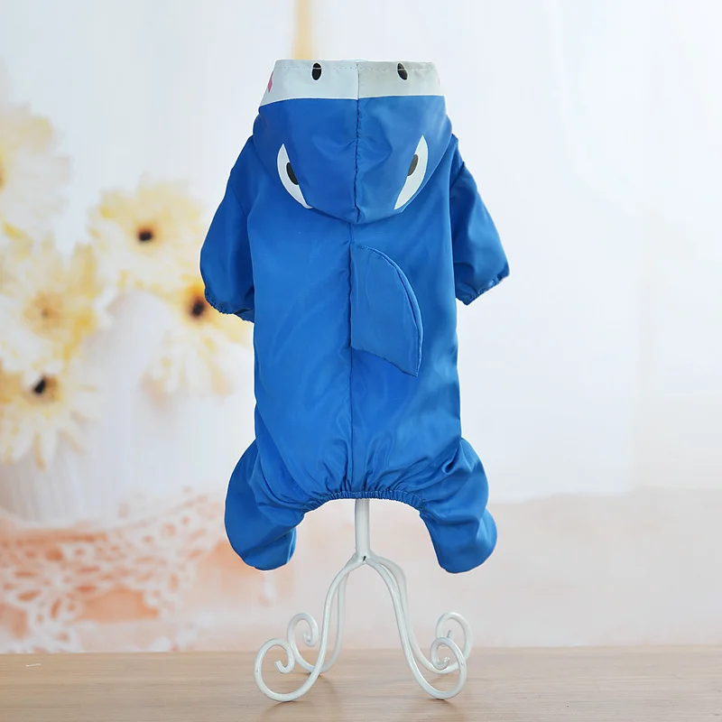 Gomaomi милые животные Форма Pet плащ для собак Одежда Легкий Cat Hoodie - Цвет: BLUE