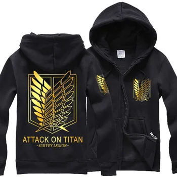 

Attack on titan jacket costumes Shingeki no Kyojin hoodies gloden Wings of Liberty women man coat sweater