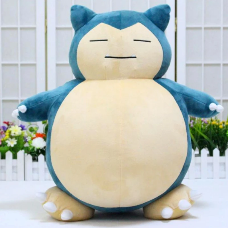 30 см-45 см Snorlax высокое качество плюшевая игрушка kawaii плюшевая аниме мягкая чучело Кукла Детская Gif кукла подарок на день детей