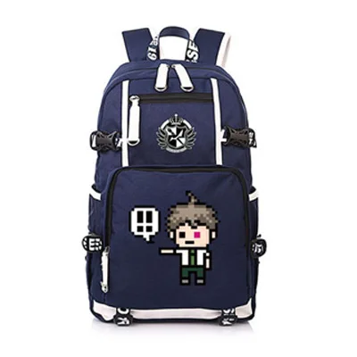 Danganronpa рюкзак Komaeda Nagito Косплей Dangan Ronpa Холщовая Сумка Школьный рюкзак дорожные сумки - Цвет: 04