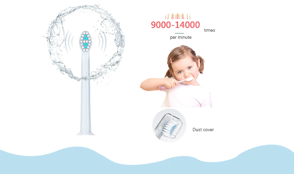 SE017 Waterproof Sonic Rechargeable Electric Toothbrush for Children