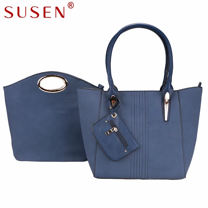 SUSEN 4180 high quality Luxury leather fashion noble Tote Women lady font b Handbag b font
