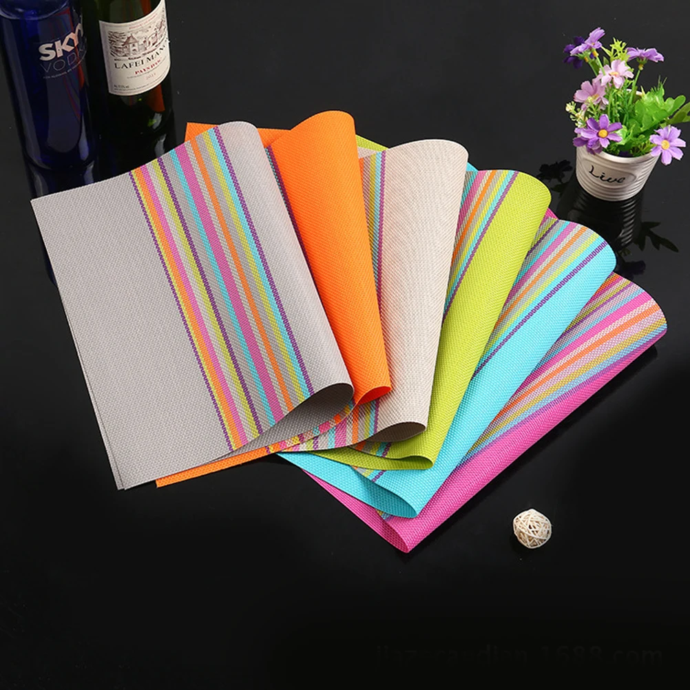 Нескользящие термостойкие стола Коврики Кухня accessoriesrainbow ПВХ coaster Подушки место