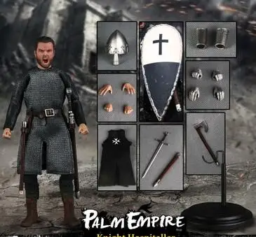 1/12 POCKET EMPIRES HOSPITALLER KNIGHT/TEMPLAR KNIGHT/ TEUTONIC KNIGHT PE001 PE002 PE003 Ancient knight figure Collection - Цвет: PE003 Hospital Knigt