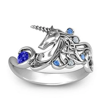 Creative Unicorn Engagement Rings for Women