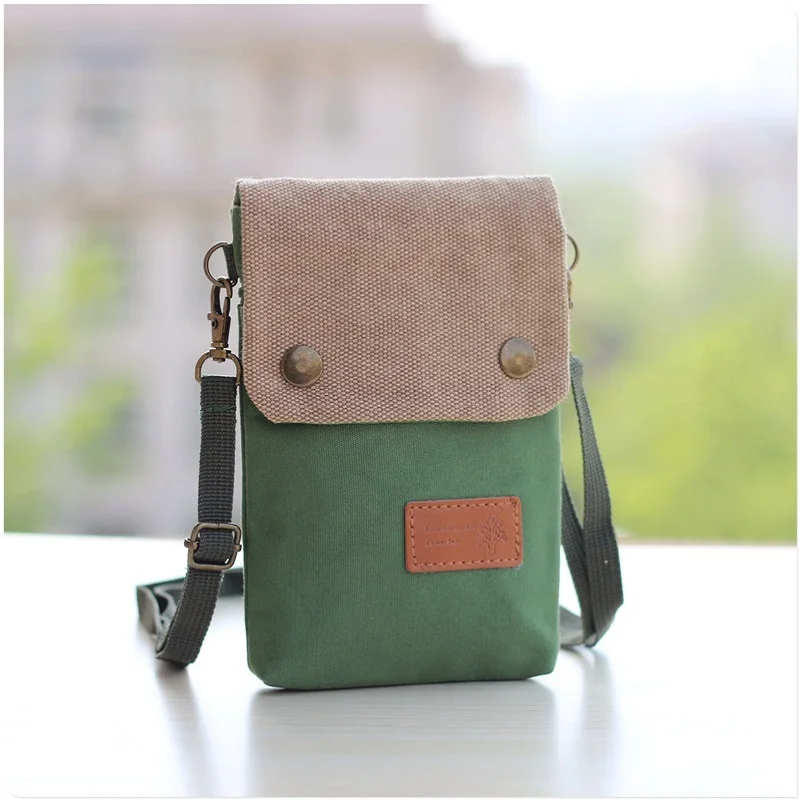 Canvas children small school bags kids travel messenger cross body