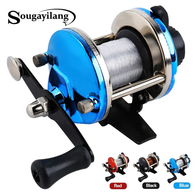 Sougayilang 3.51 Gear Ratio 3 Color Mini Trolling Reel Casting Ice